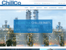 Tablet Screenshot of chillcoinc.com